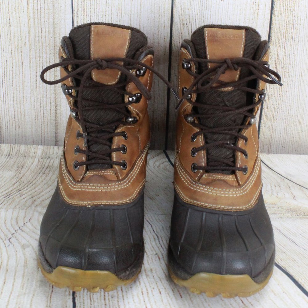 LL BEAN Lace-up Storm Chaser Boots Size 8 - Picture 5 of 9